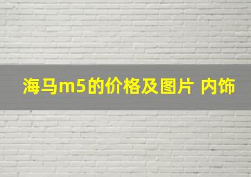 海马m5的价格及图片 内饰